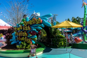 One Fish Two Fish Red Fish Blue Fish in Seuss Landing at Universal's Islands of Adventure 