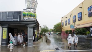 Rainy day at Universal Orlando Resort