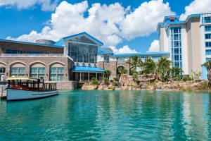 Loews Sapphire Falls Resort Lagoon and Waterfall at Universal Orlando