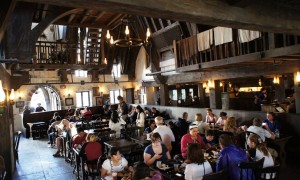 Three Broomsticks at the Wizarding World of Harry Potter.  
