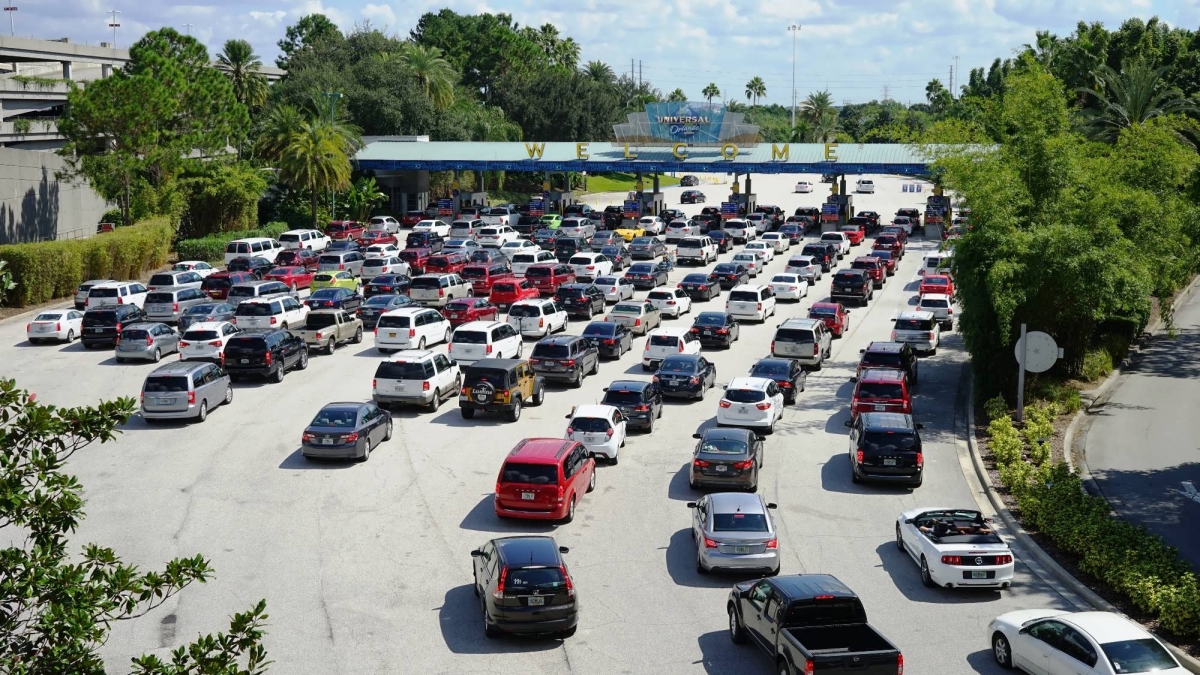 Universal Employee Parking Lot, Universal Studios Plaza, Orlando, FL,  Parking Garages - MapQuest